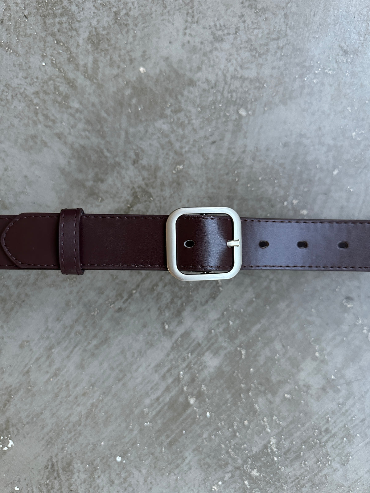 Brown Block Belt