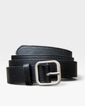 Black Classic Square Buckle Belt
