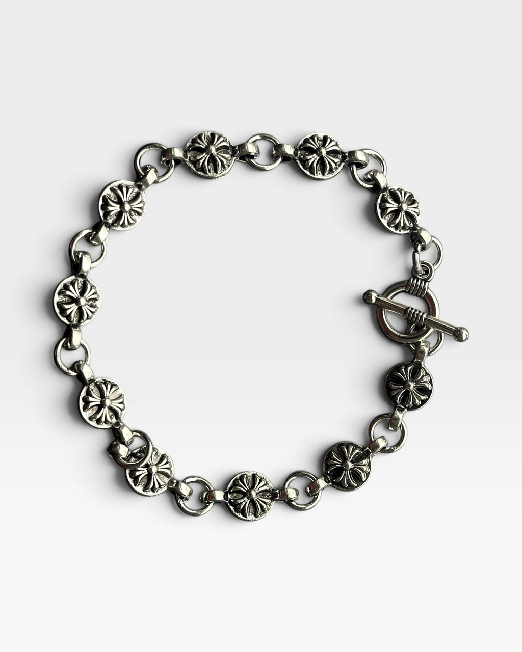 Cross Medallion Bracelet