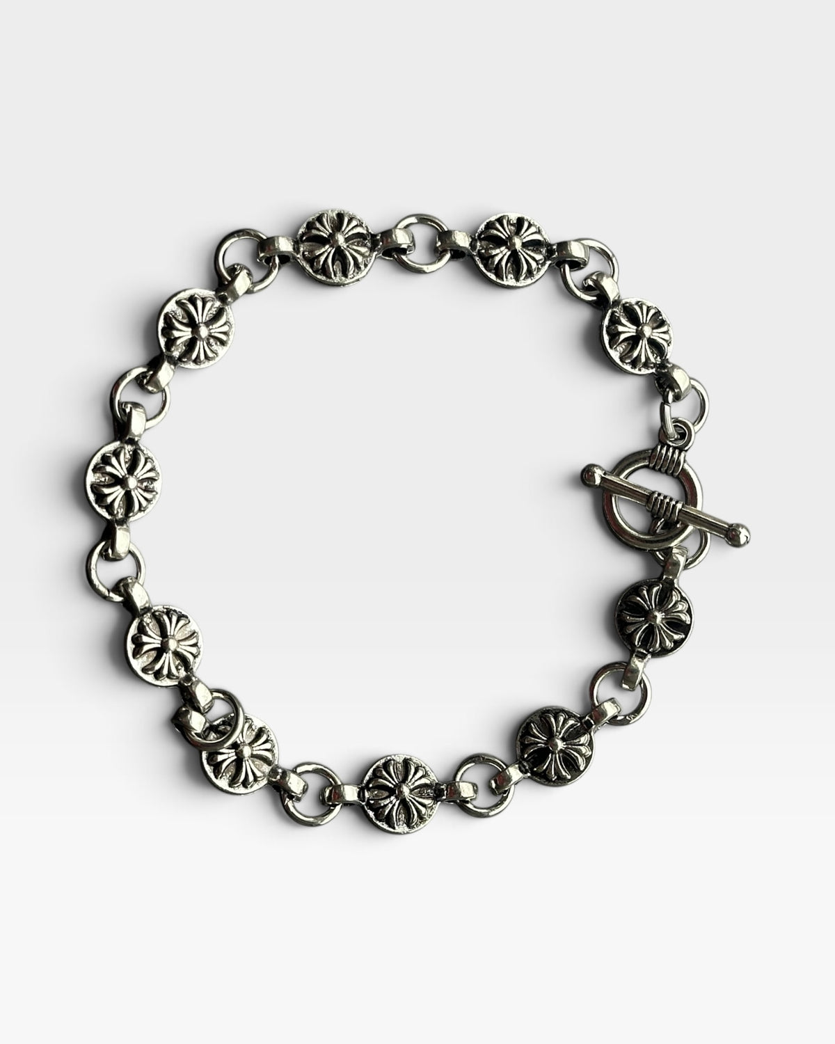Cross Medallion Bracelet