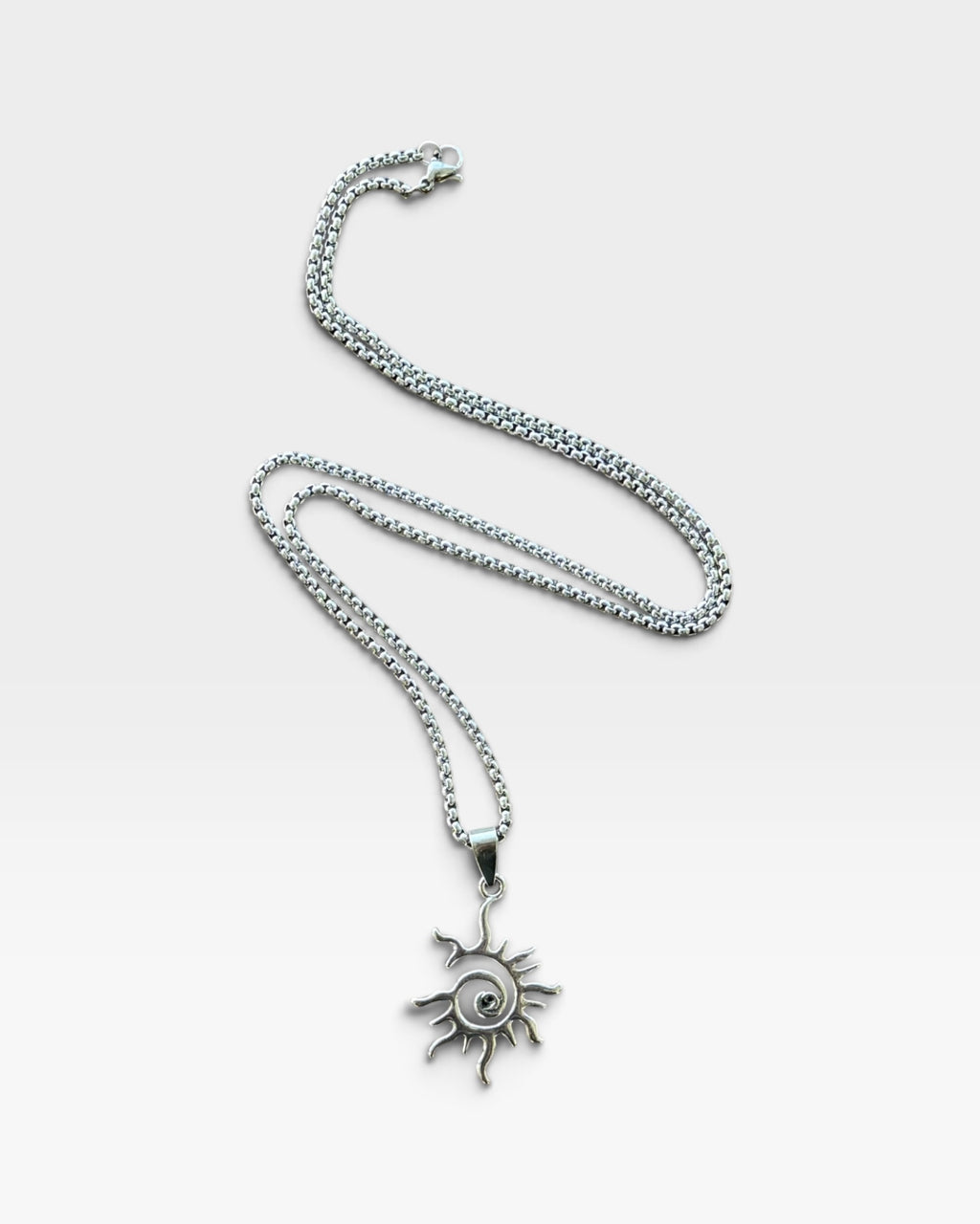 Spiral Sun Necklace