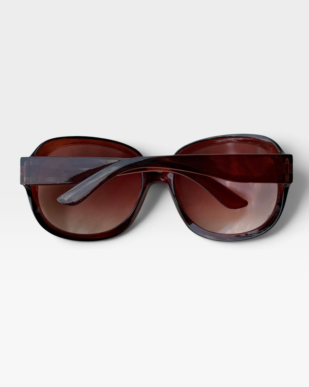 Noir Maroon Oversized Sunglasses
