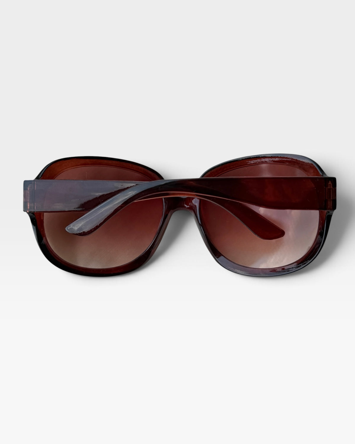 Noir Maroon Oversized Sunglasses