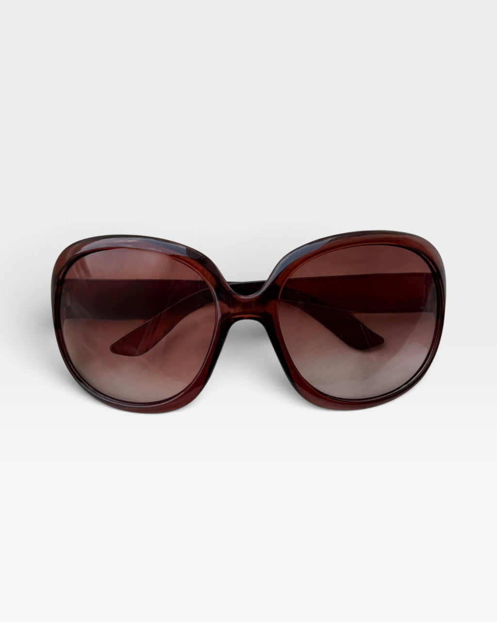 Noir Maroon Oversized Sunglasses